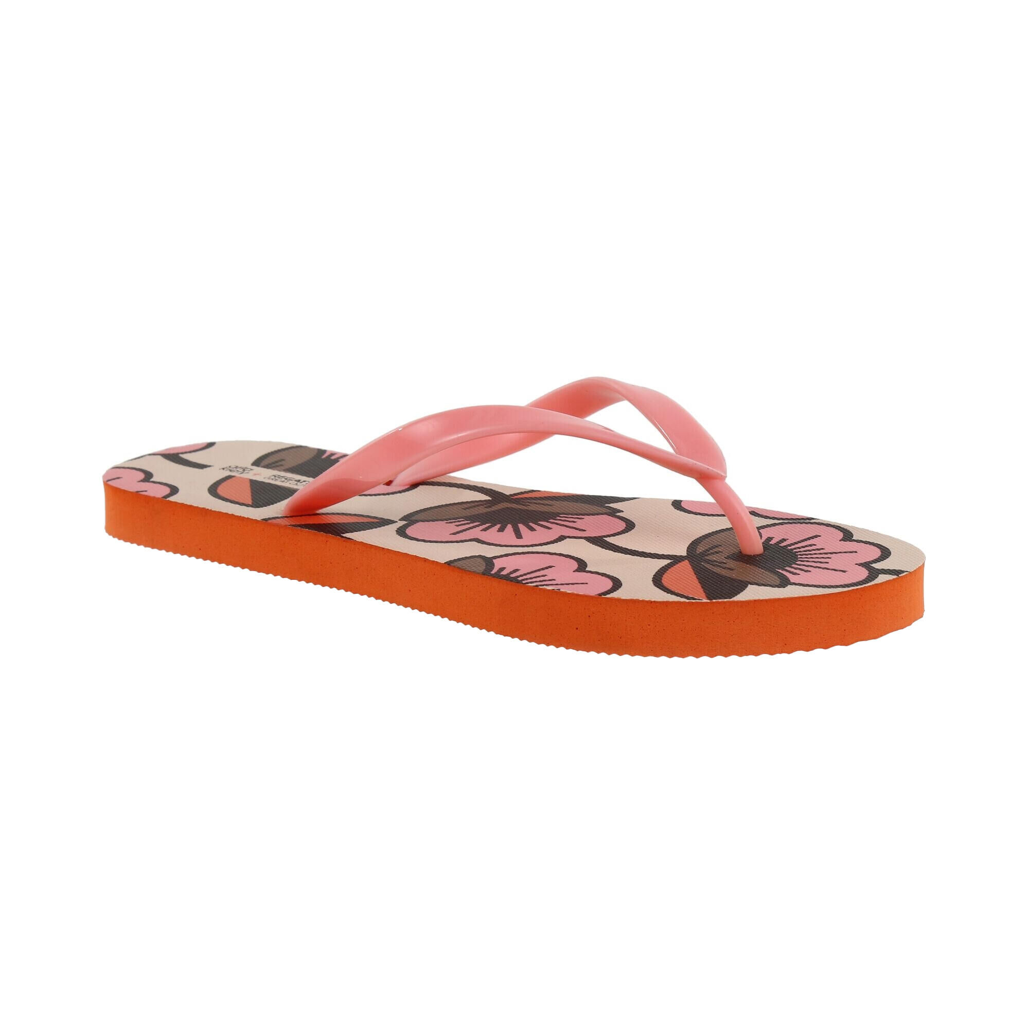 REGATTA Womens/Ladies Orla Kiely Passion Flower Flip Flops (Fuchsia)