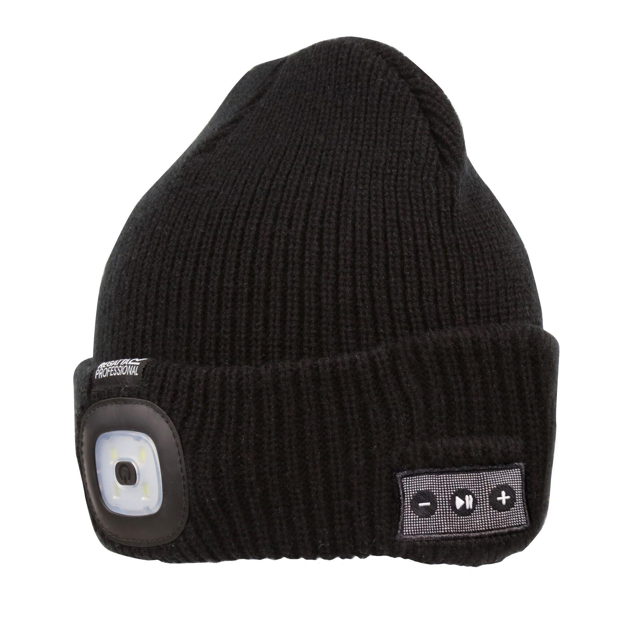 Beanie mit Lampe für HerrenDamen Unisex Damen und Herren Schwarz 2/4