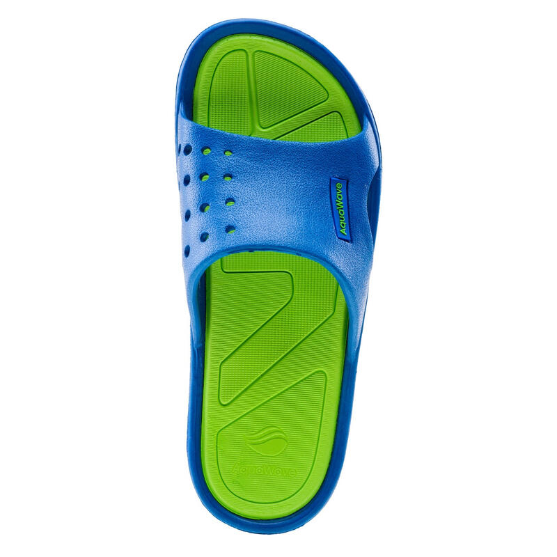 Claquettes NAHIN Enfant (Bleu vif / Vert clair)