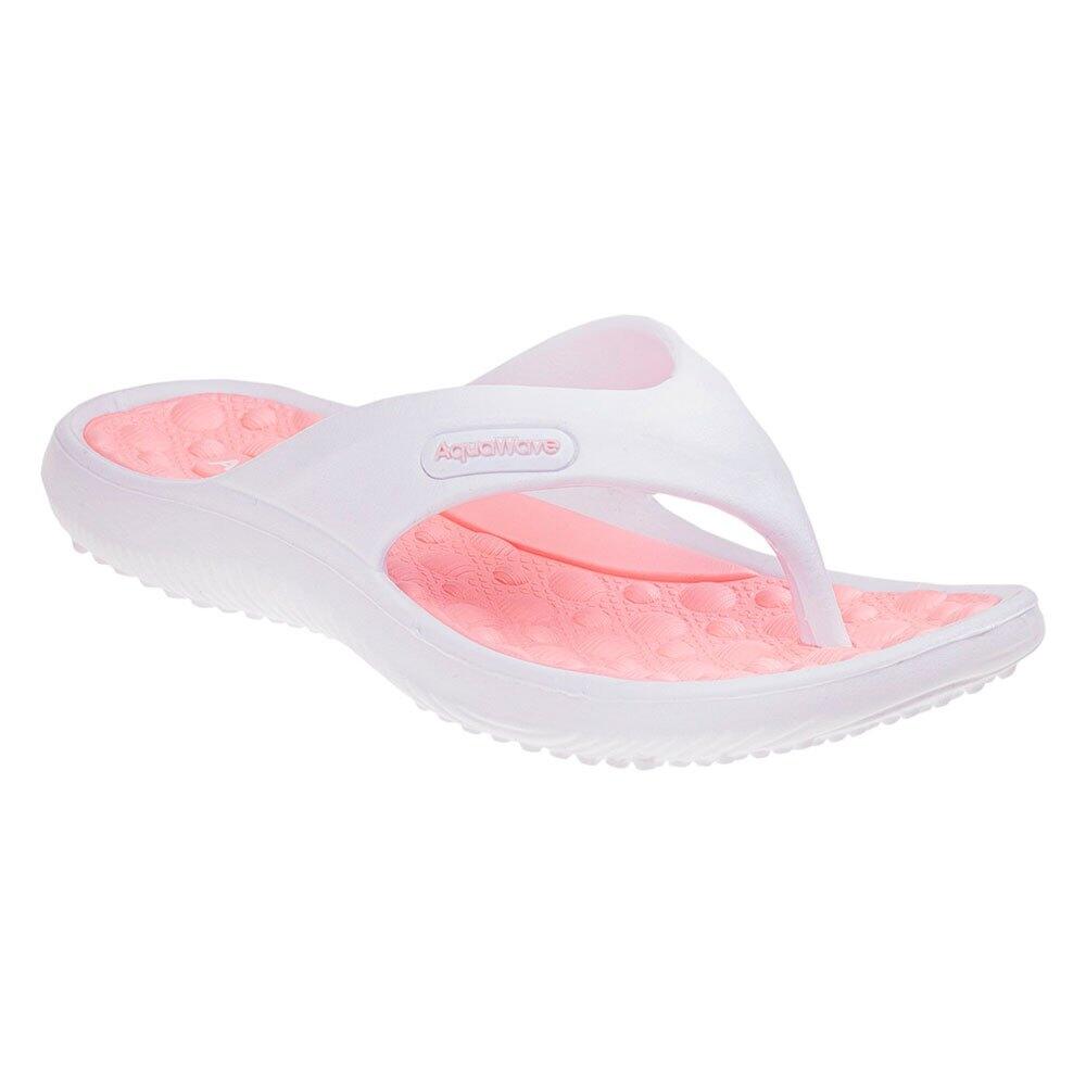 AQUAWAVE Kinderen/Kinderen Ilama Teenslippers (Wit/Perzik Shell)