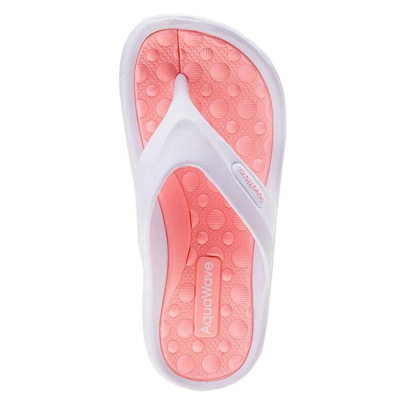 Kinderen/Kinderen Ilama Teenslippers (Wit/Perzik Shell)