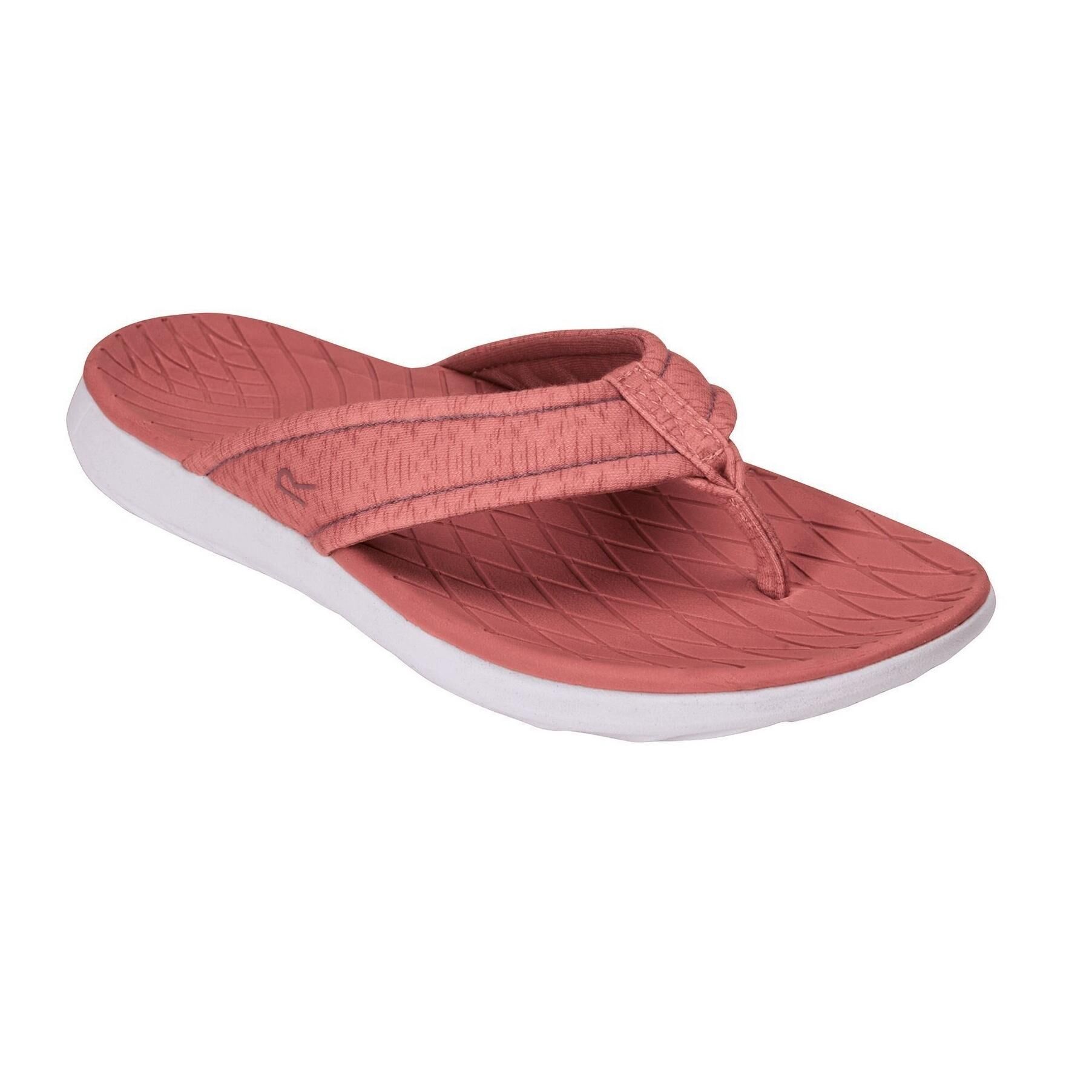 REGATTA Womens/Ladies Belle Flip Flops (Blush Pink/White)
