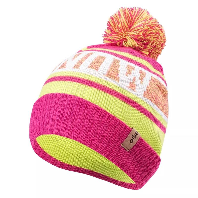 Bonnet d´hiver BARRO Fille (Vert clair / Rose foncé)