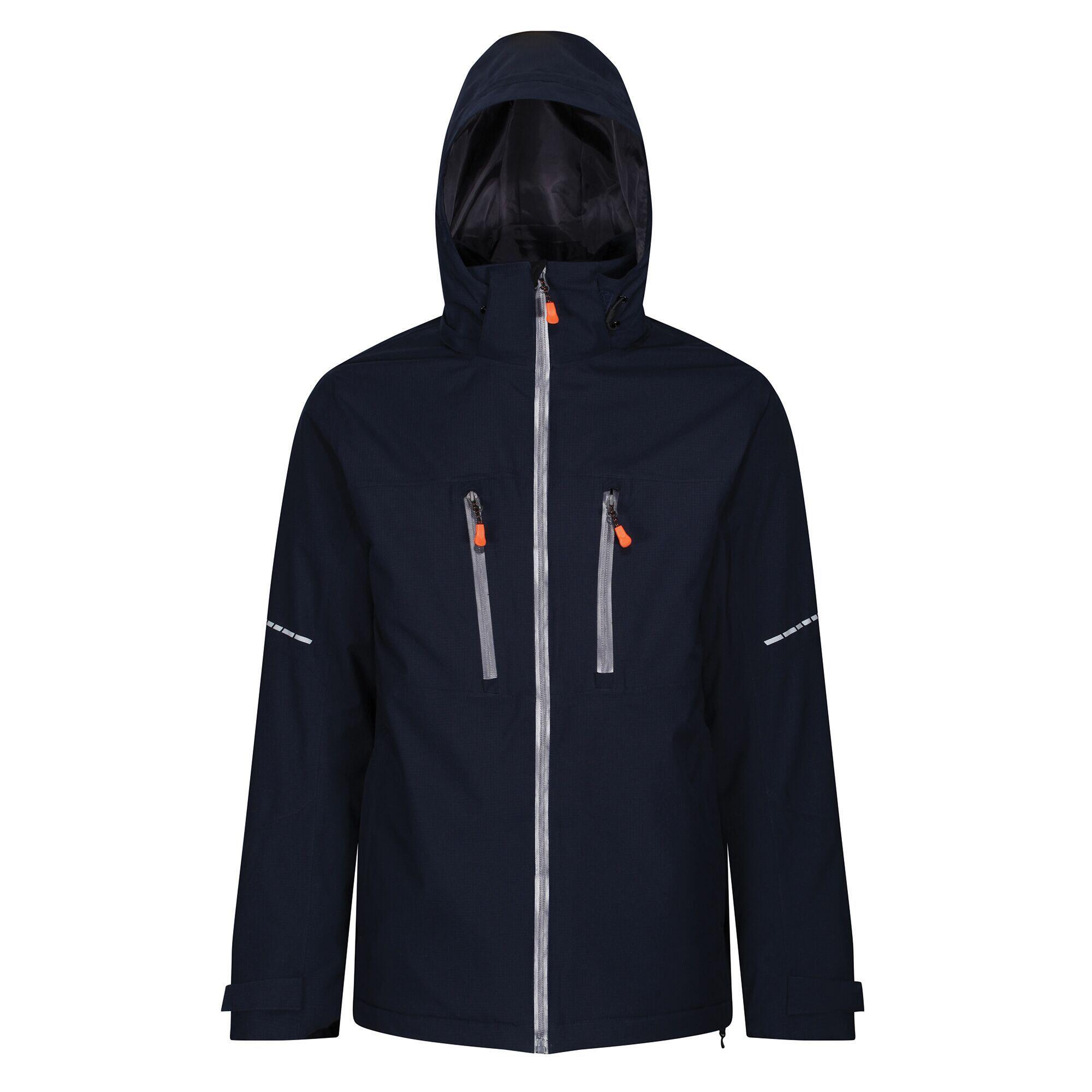 XPRO MARAUDER Men's Waterproof Jacket (Navy Blue / Grey)