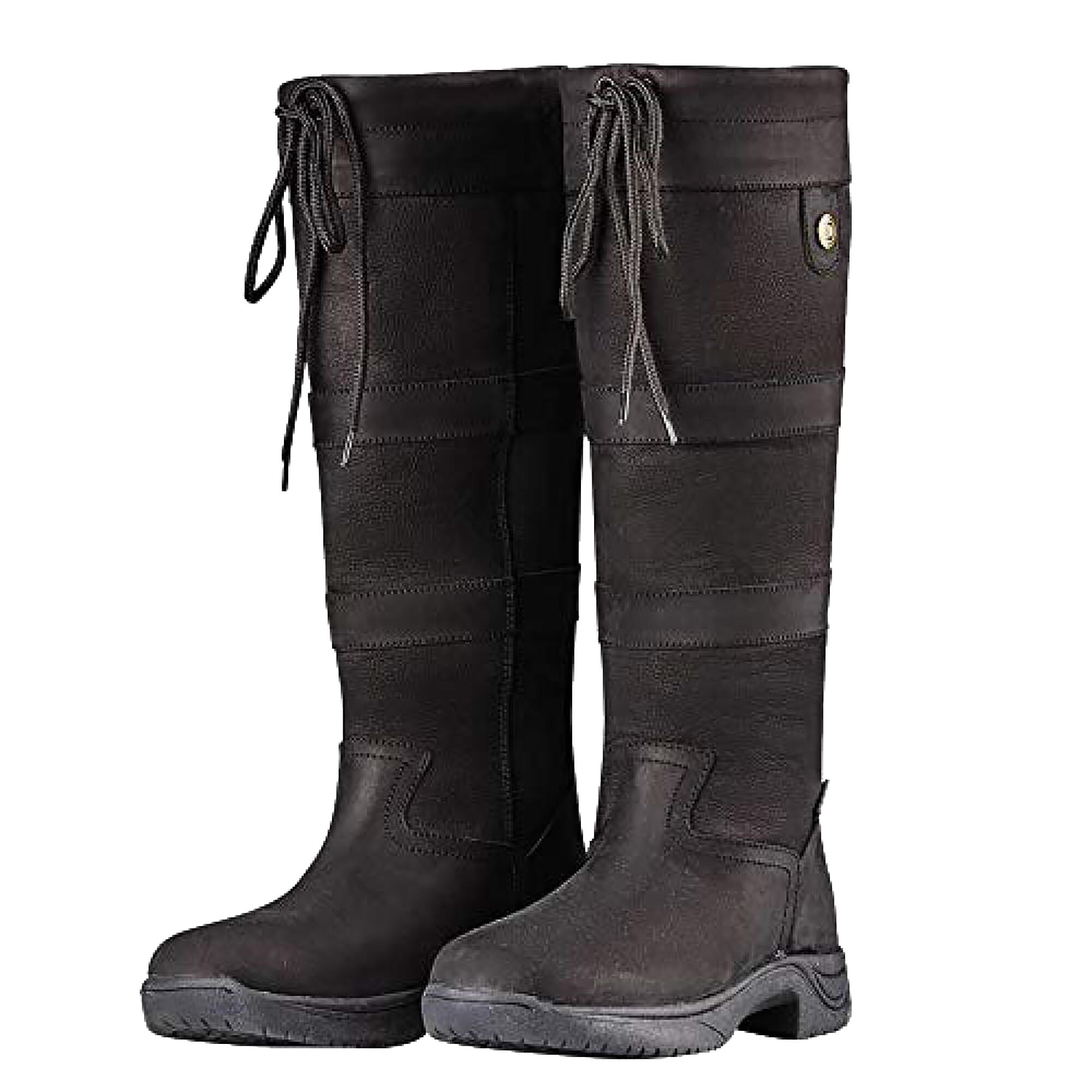 Adults Unisex River Leather Boots III (Black) 2/3