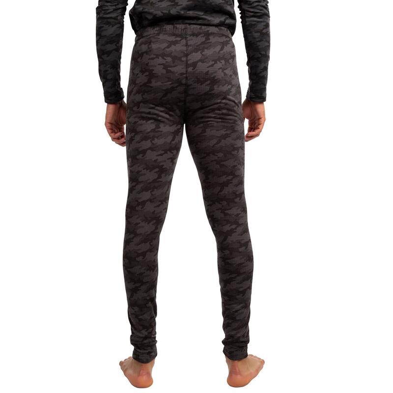 Pantalones de Capa Base Derren Camuflajes para Hombre Gris Oscuro