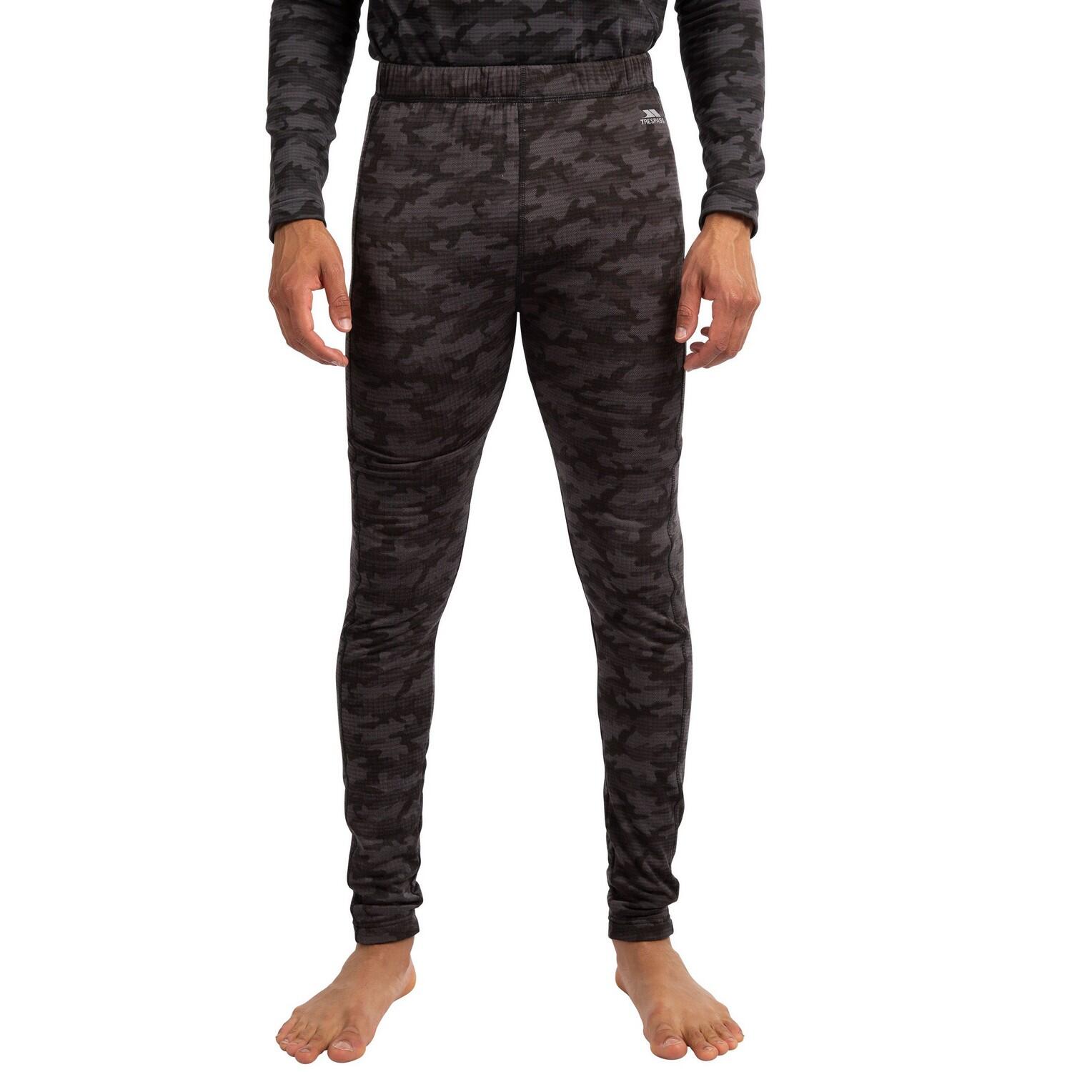 TRESPASS Sottopantaloni Camo Uomo Trespass Derren Grigio Scuro