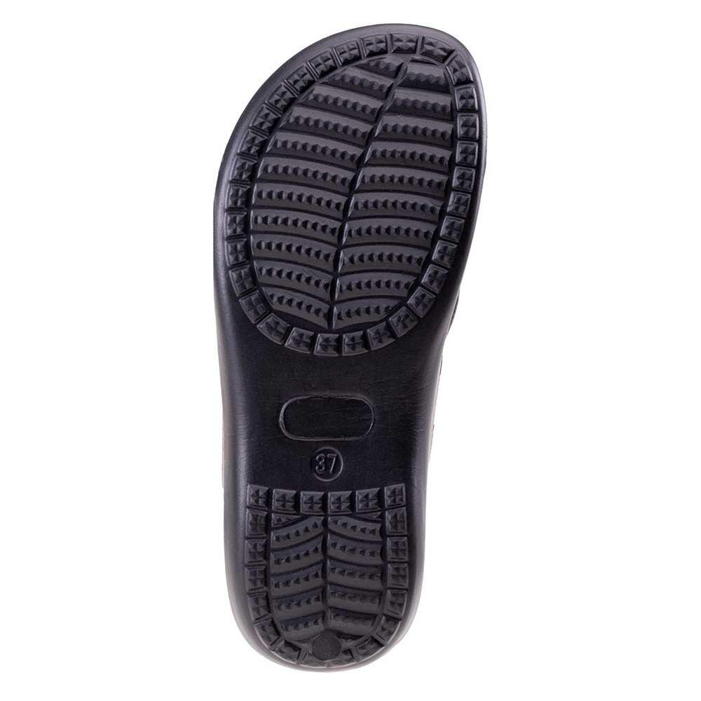 Dames Alema Teenslippers (Zwart/Blauw Curacao) 4/4