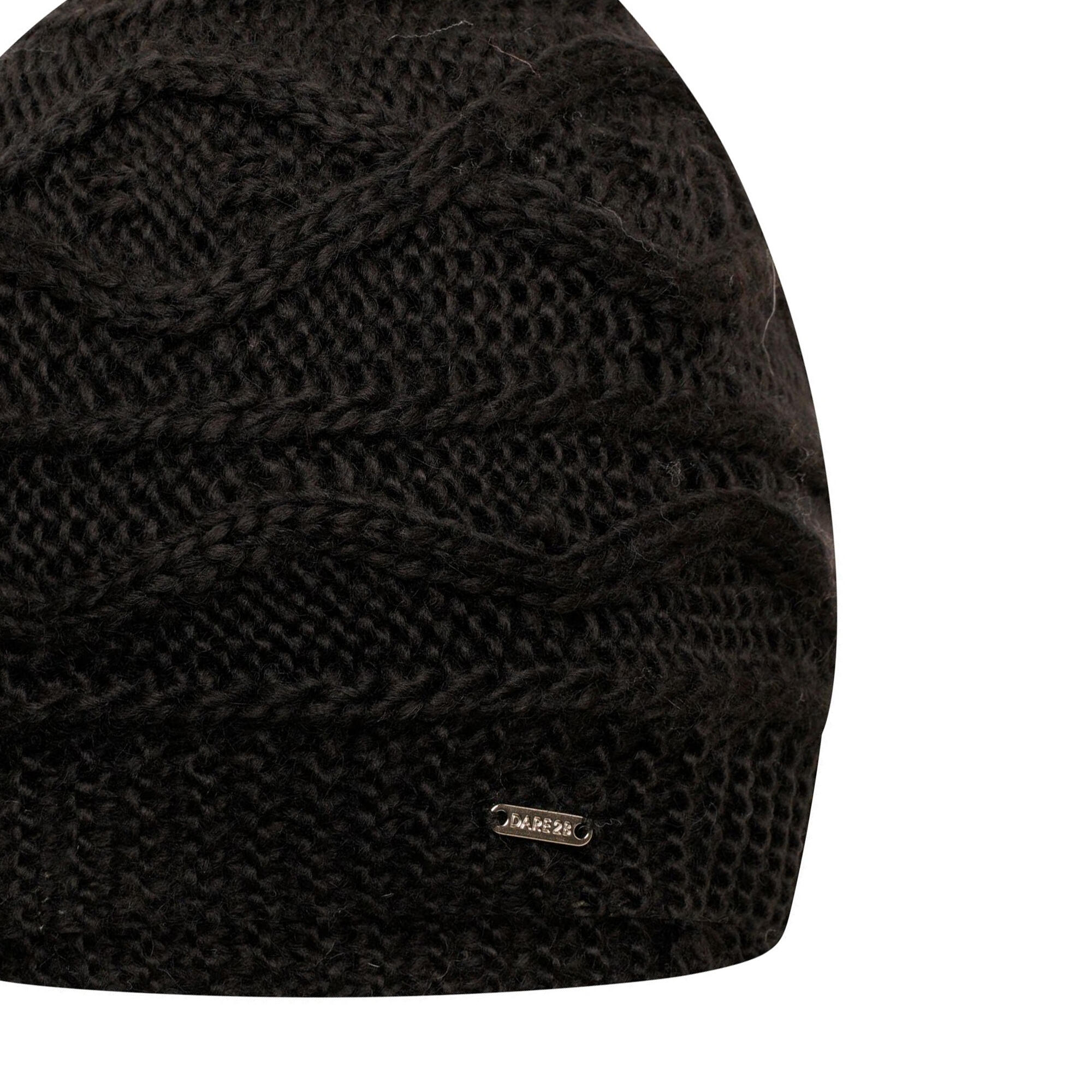 Womens/Ladies Remind II Bobble Beanie (Black) 2/4