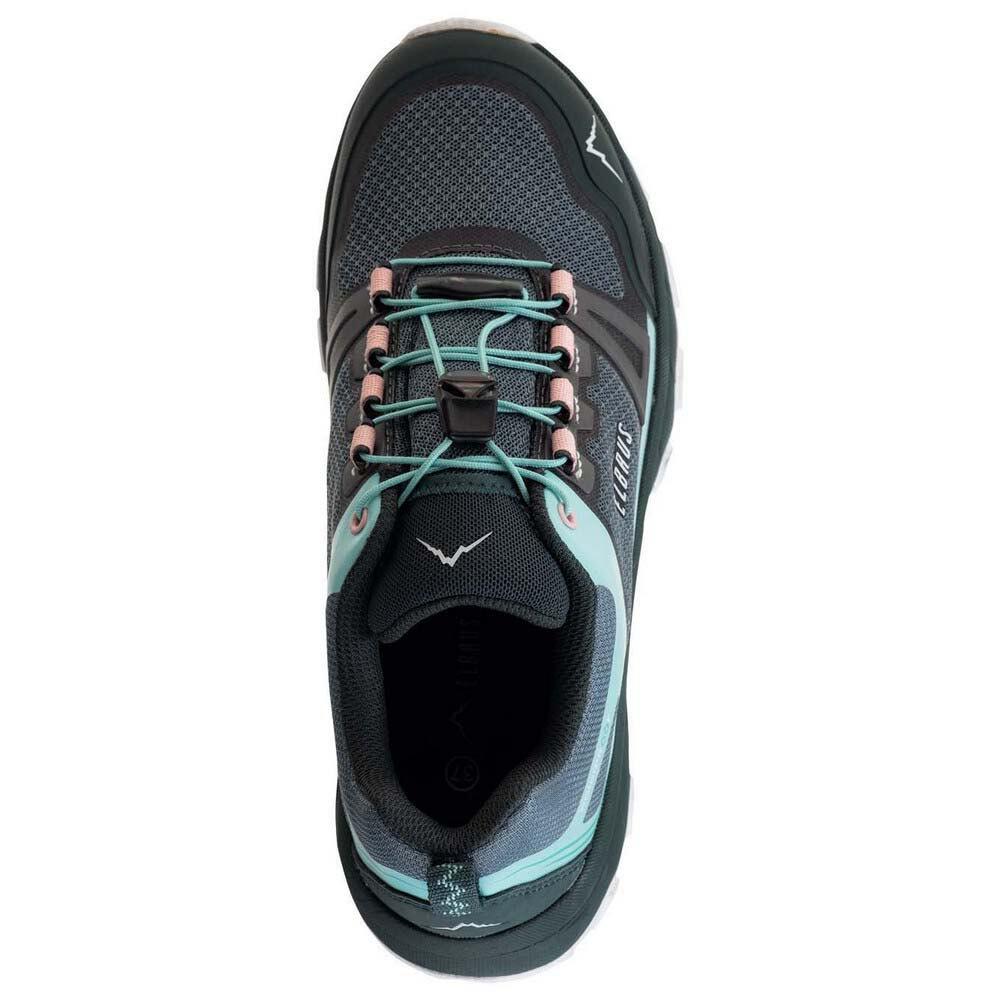 Womens/Ladies Ergides Waterproof Walking Shoes (Balsam Green/Green Gables/Coral 4/4
