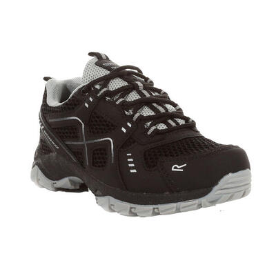 Kinder/kinder vendeavour wandelschoenen (zwart/licht staal)