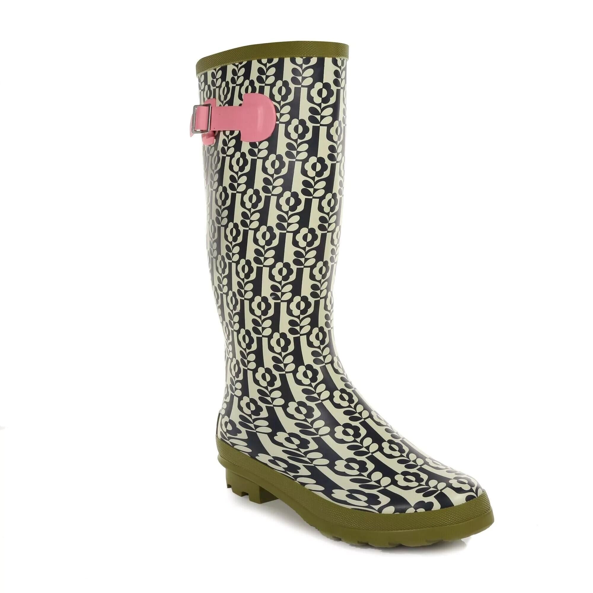 REGATTA Womens/Ladies Orla Floral Wellington Boots (Stemin Vase)