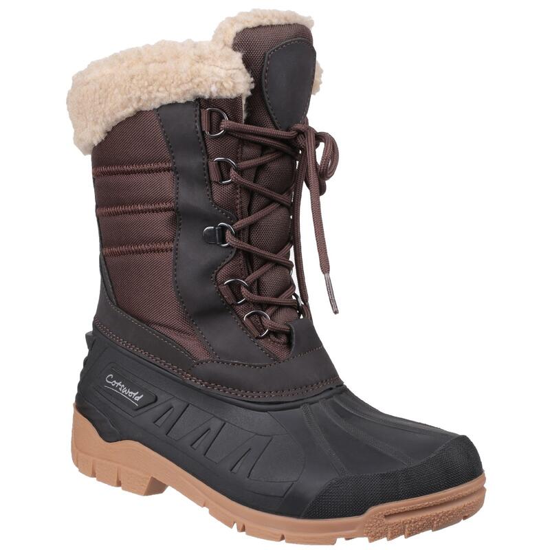 Coset wasserfeste hohe Stiefel Damen Braun