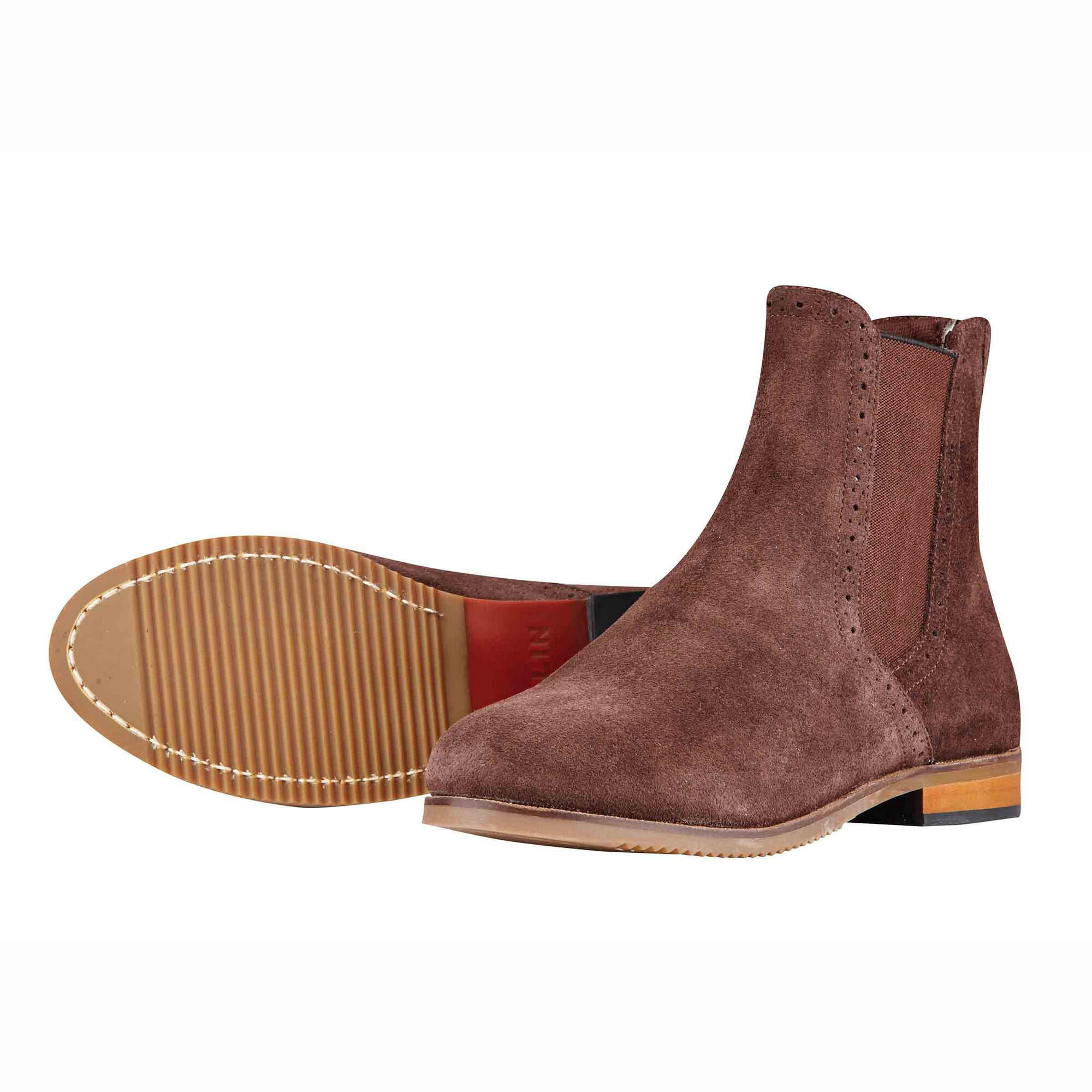 Suede boots (Brown)