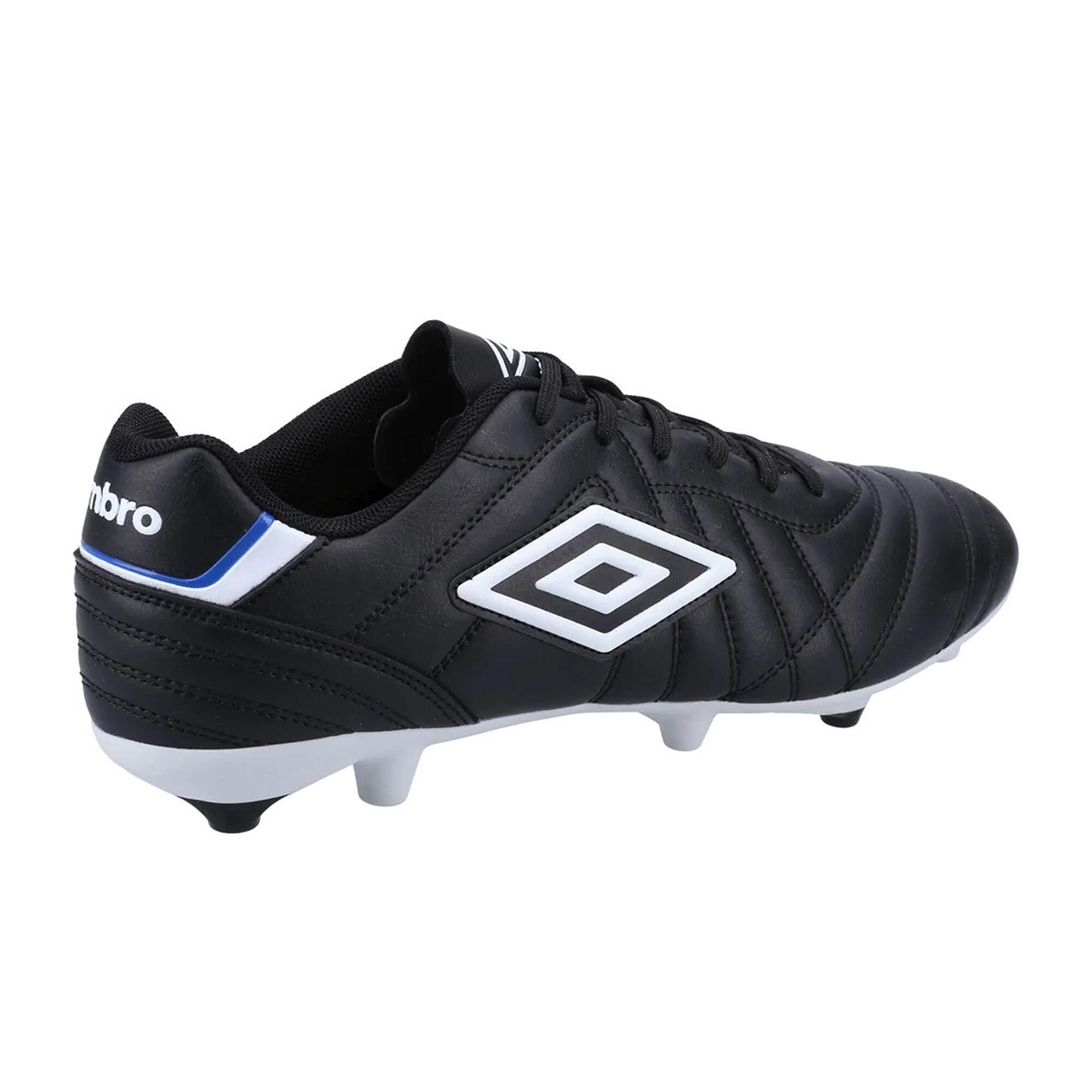 Scarpe Da Calcio Pelle Uomo Umbro Speciali Liga Nero Bianco 2/4