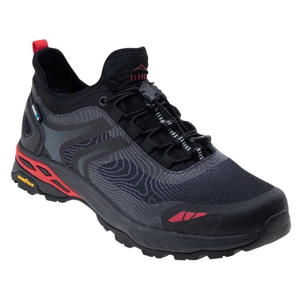 Heren Milkar Waterdichte Wandelschoenen (Zwart/Kasteelrots/Vlamgeheim) 1/4