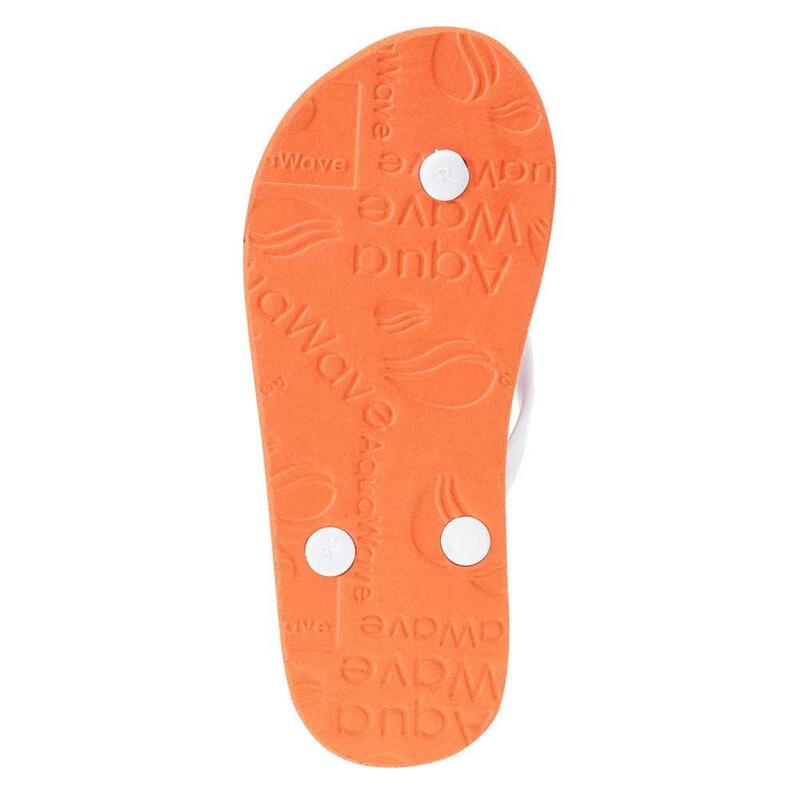 Teenslippers Padma Monstera met print voor kinderen/Kinderen (Persimmon)