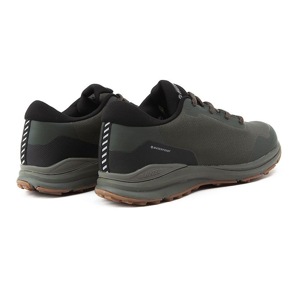 Mens Benard Waterproof Walking Shoes (Khaki) 2/4
