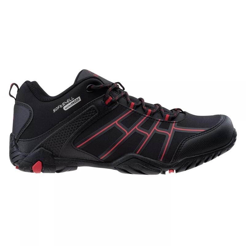 Scarpe Da Passeggio Uomo Elbrus Rimley Nero Fiamma Scarlatta