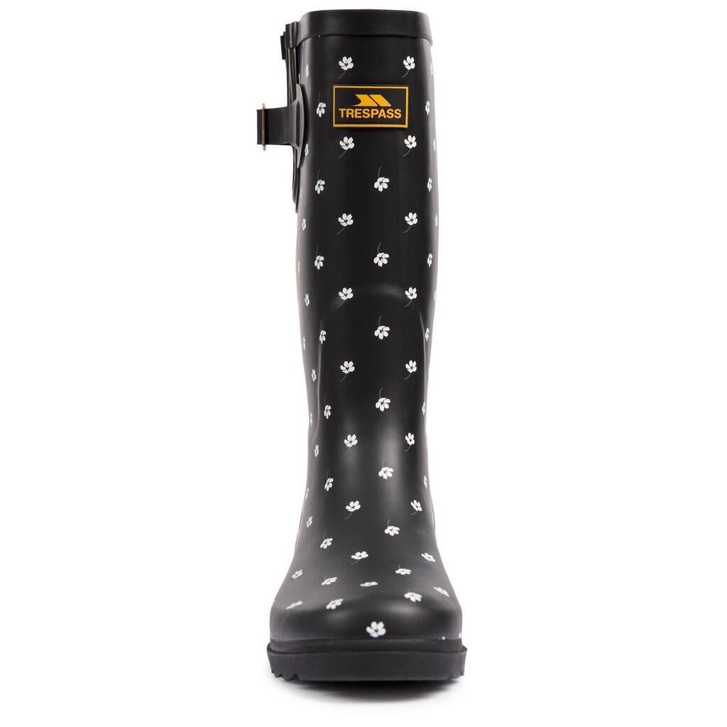 Womens/Ladies Samira Floral Wellington Boots (Camelia)