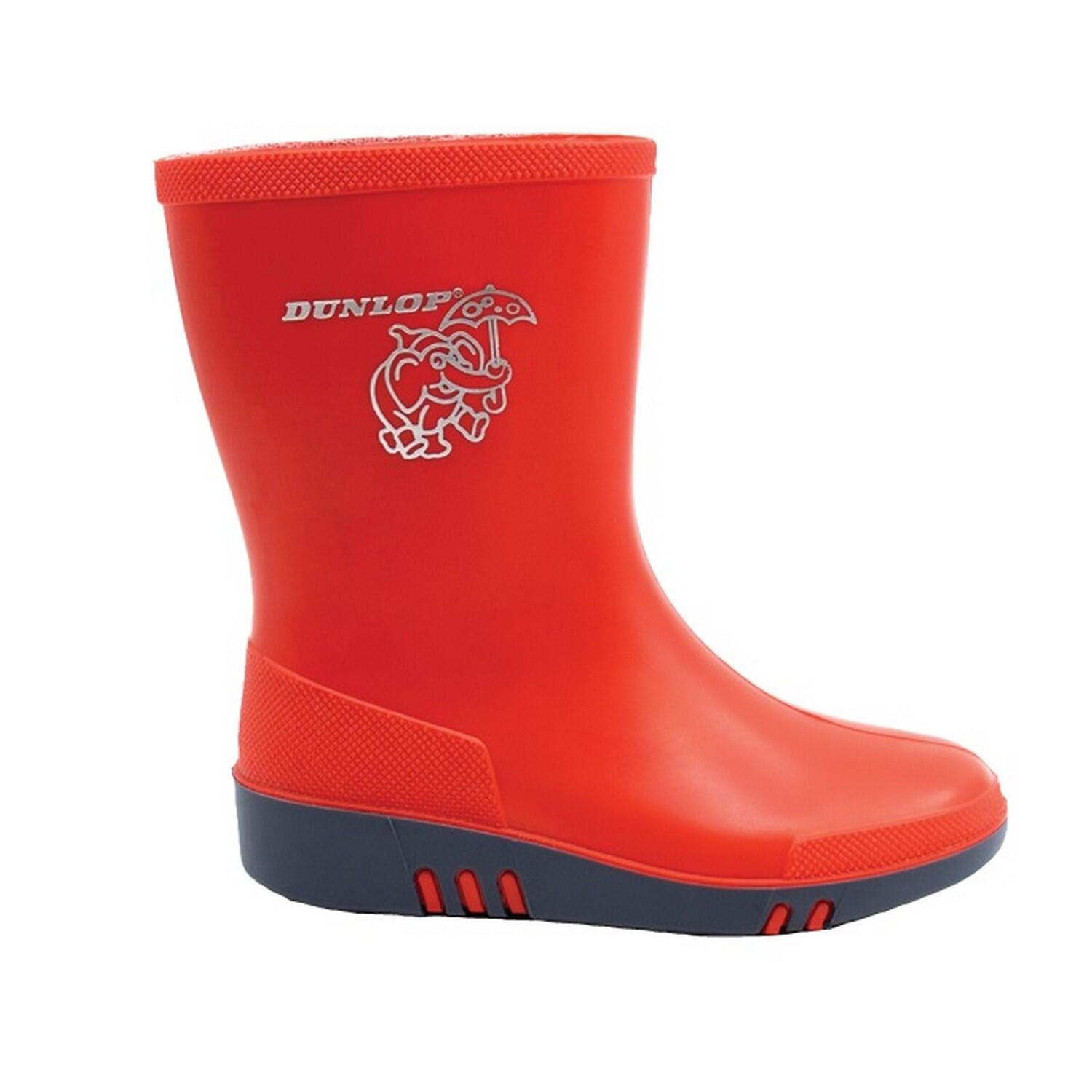 Children's rubber boots (Red)