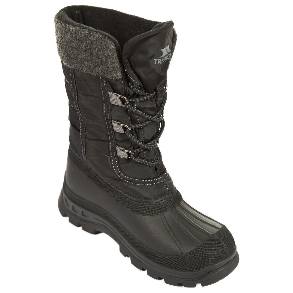 Youths Boys Strachan Snow Boots (Black)