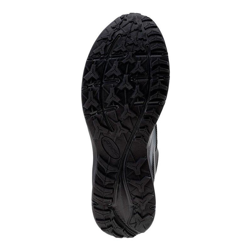 Zapatillas de Senderismo Hanget con Cordones, Presilla para Hombre Negro, Gris
