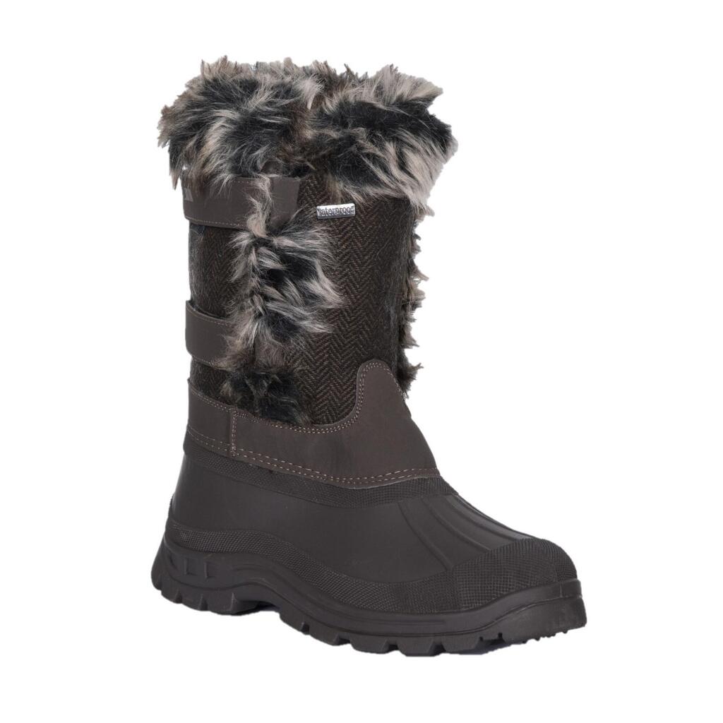 Womens/Ladies Brace Winter Snow Boots (Peat)