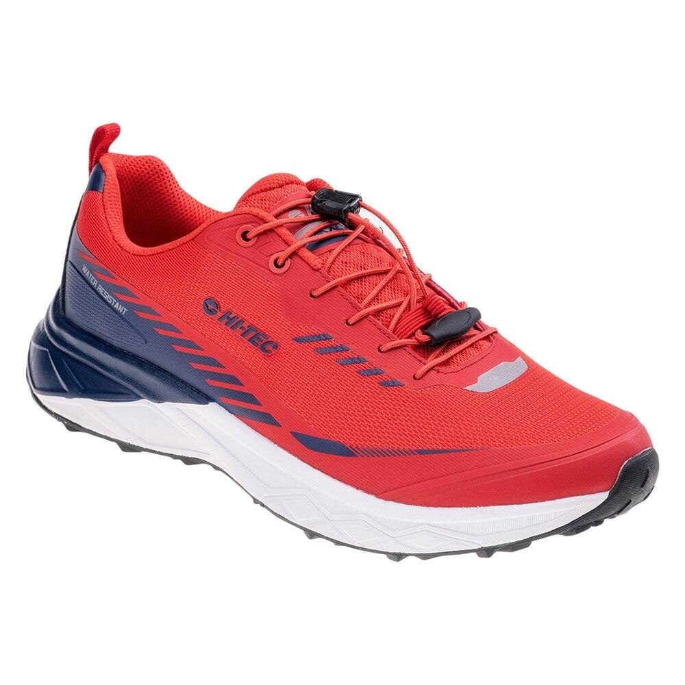 Hi-tec - Baskets Marche Mostar Homme (rouge / Bleu Marine / Argenté) - Chaussures De Sport - Bleu|gris|rouge - Decathlon