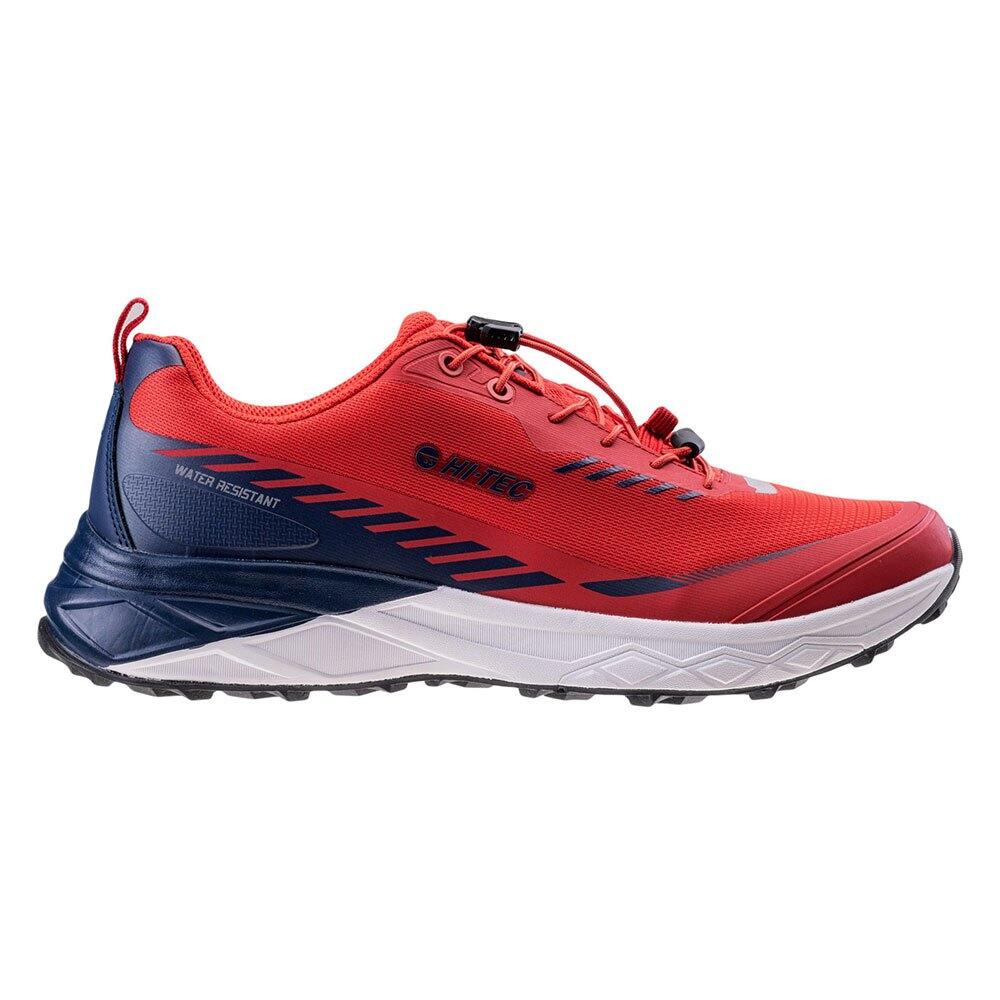 Zapatillas Deportivas Mostar Cordón Elástico para Hombre Rojo, Marino, Plateado 3/4