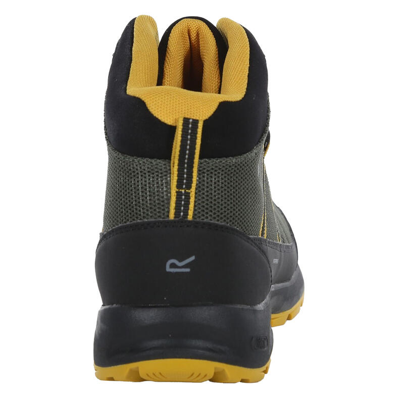 Bottines de marche SAMARIS LITE Homme (Kaki foncé / Jaune)