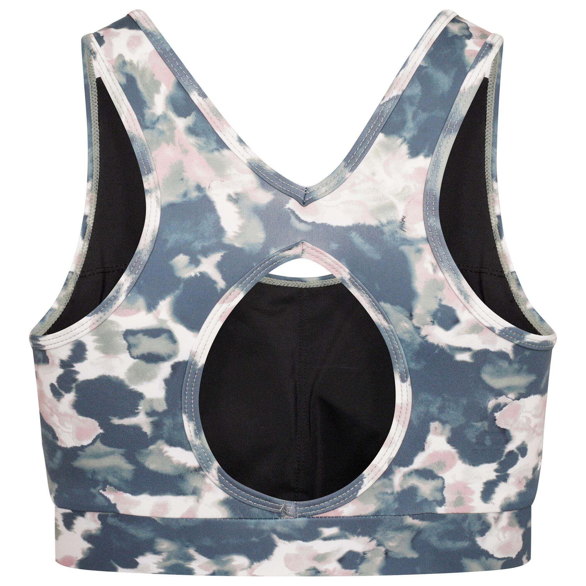 Womens/Ladies Swift Ink Blot Sports Bra (Dusky Rose) 2/5