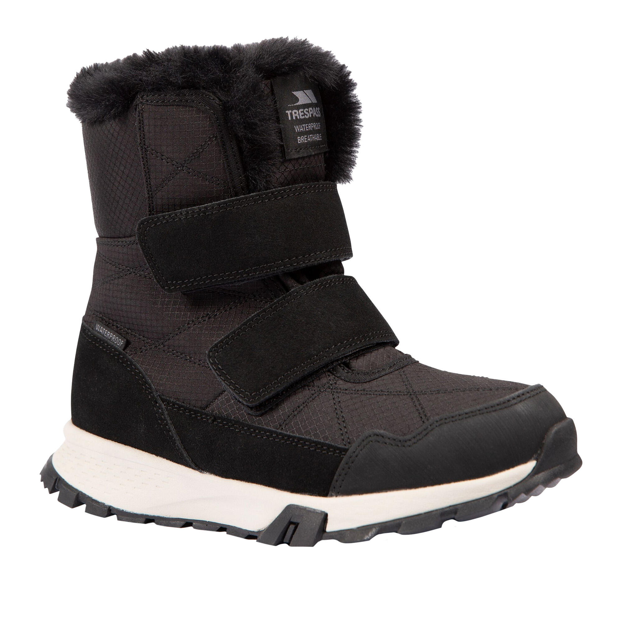 Trespass - Aprèsskis Eira Femme (noir) - Bottes De Neige - Noir - Decathlon