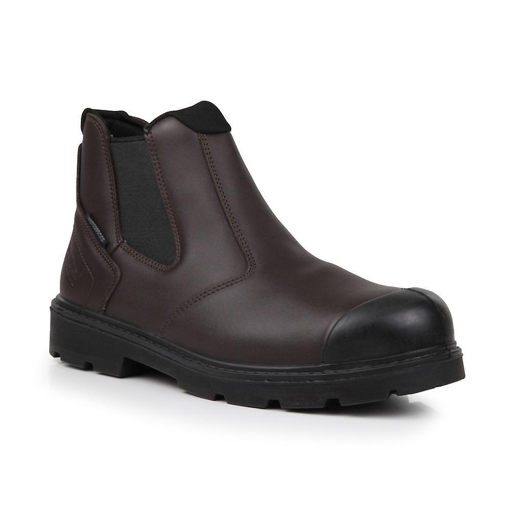 Mens Waterproof Action Leather Dealer Boots (Peat) 1/5