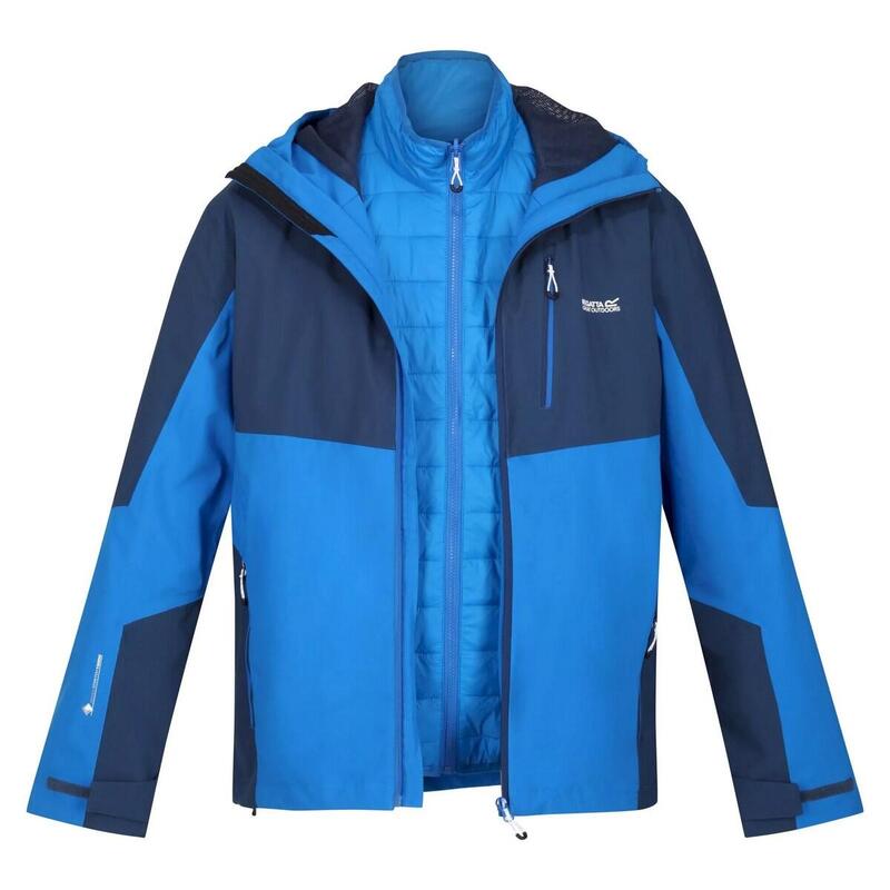 Chaqueta Impermeable Wentwood VII para Hombre Azul Almirante, Azul Sky Diver