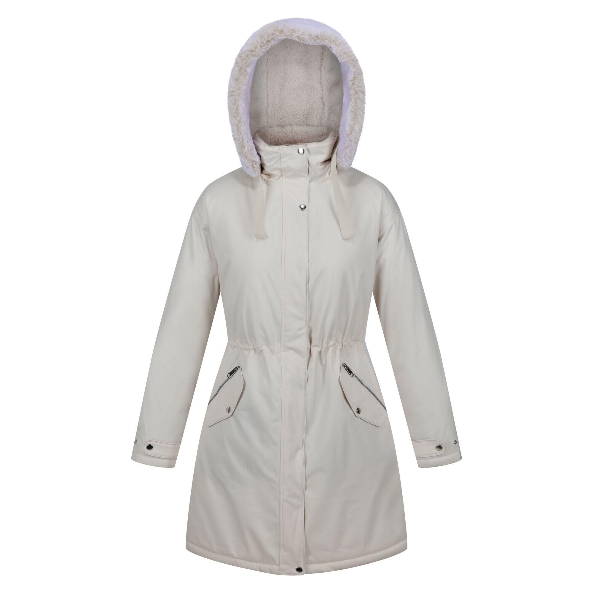 REGATTA Womens/Ladies Samaria Waterproof Jacket (Light Vanilla)