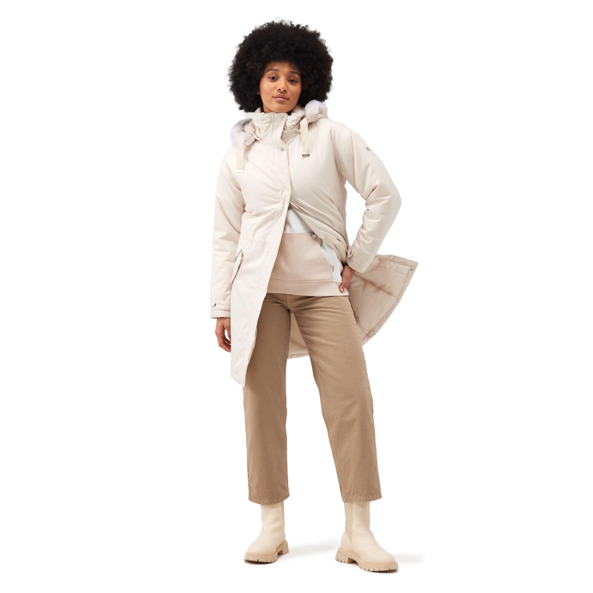 Womens/Ladies Samaria Waterproof Jacket (Light Vanilla) 3/4