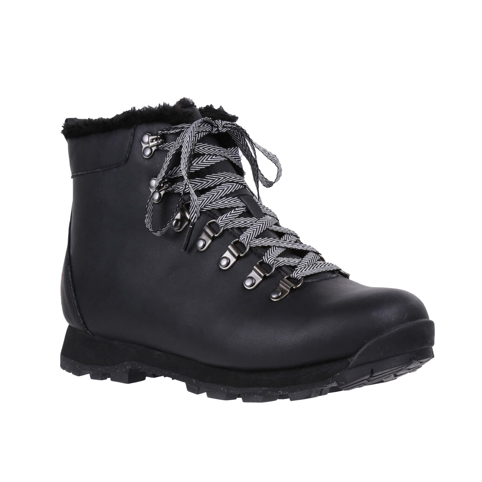 REGATTA Mens Christian Lacroix Montaud Action Leather Walking Boots (Black)
