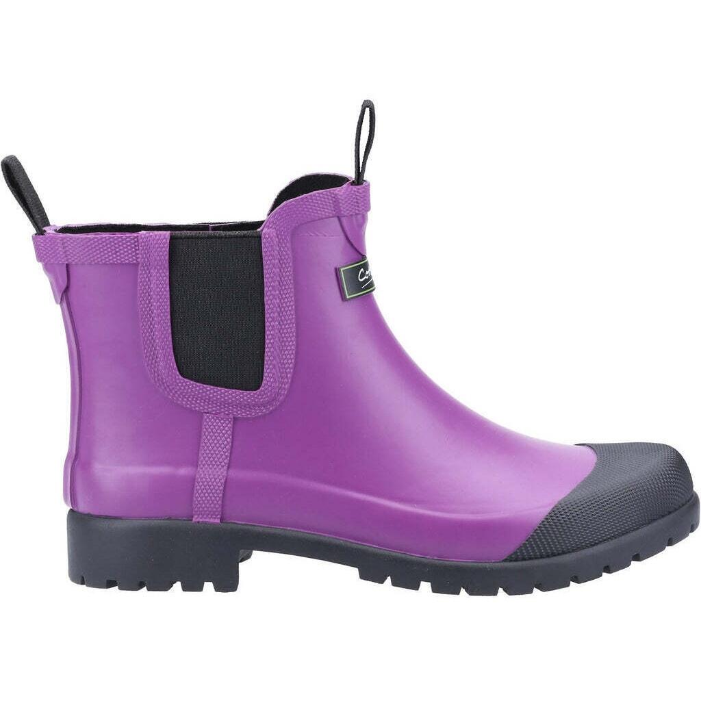 Womens/Ladies Blenheim Wellington Boot (Purple) 3/5