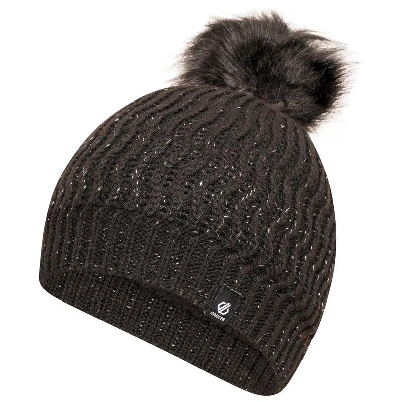 Meisjes Know Pom Pom Beanie (Zwart)