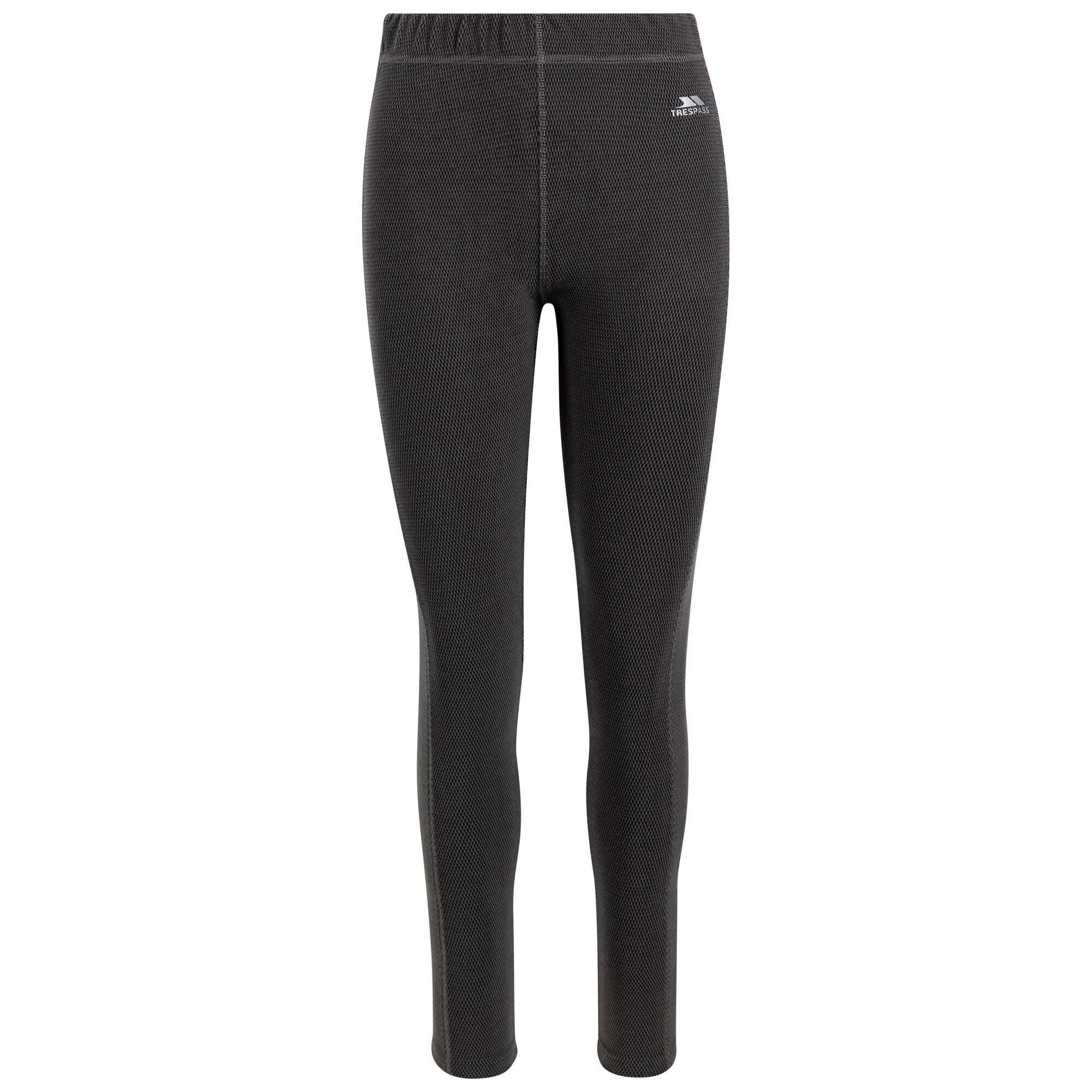 TRESPASS Womens/Ladies Sunita Base Layer Bottoms (Black/Storm Grey)