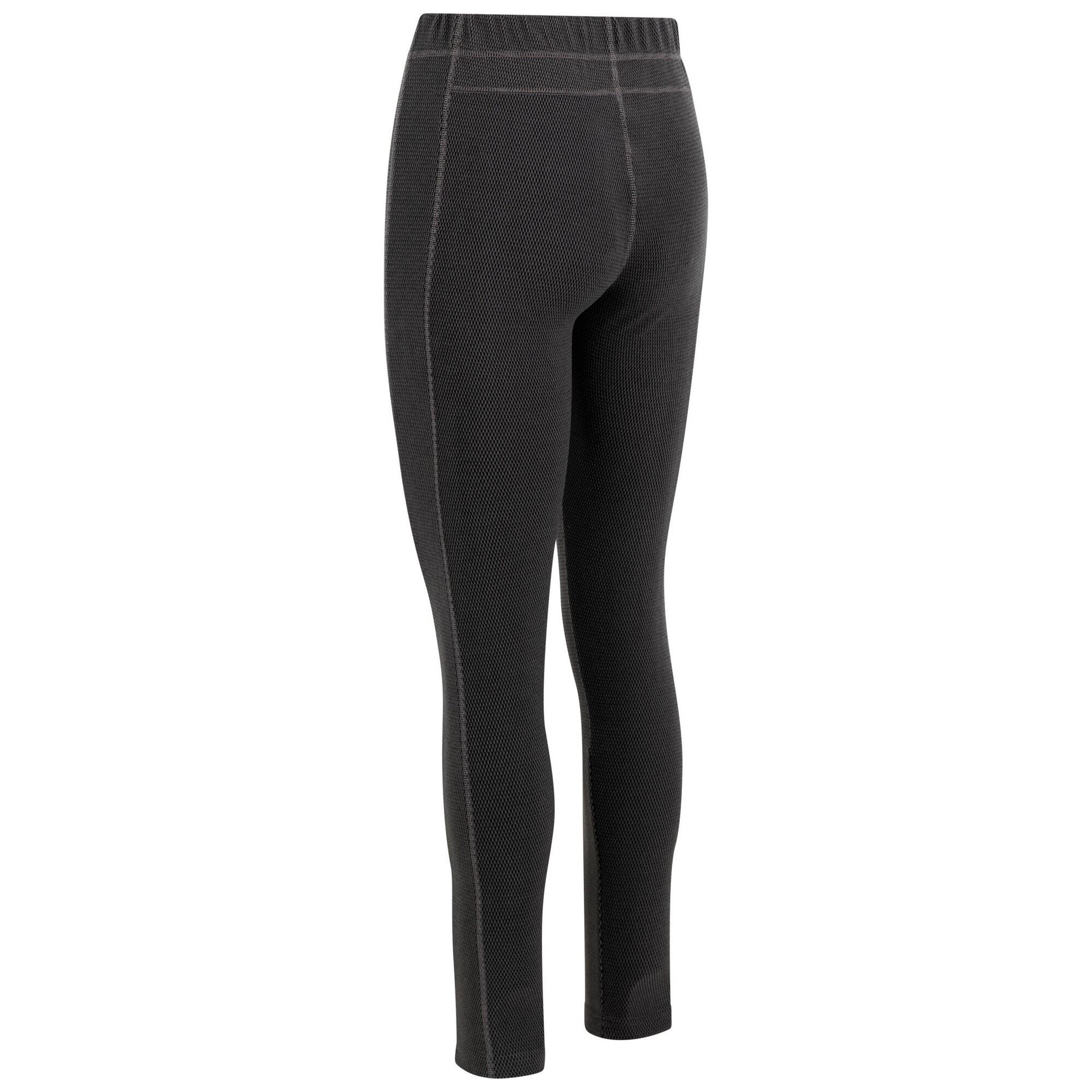 Pantalones de Capa Base Sunita para Mujer Negro, Gris Tormenta 2/4