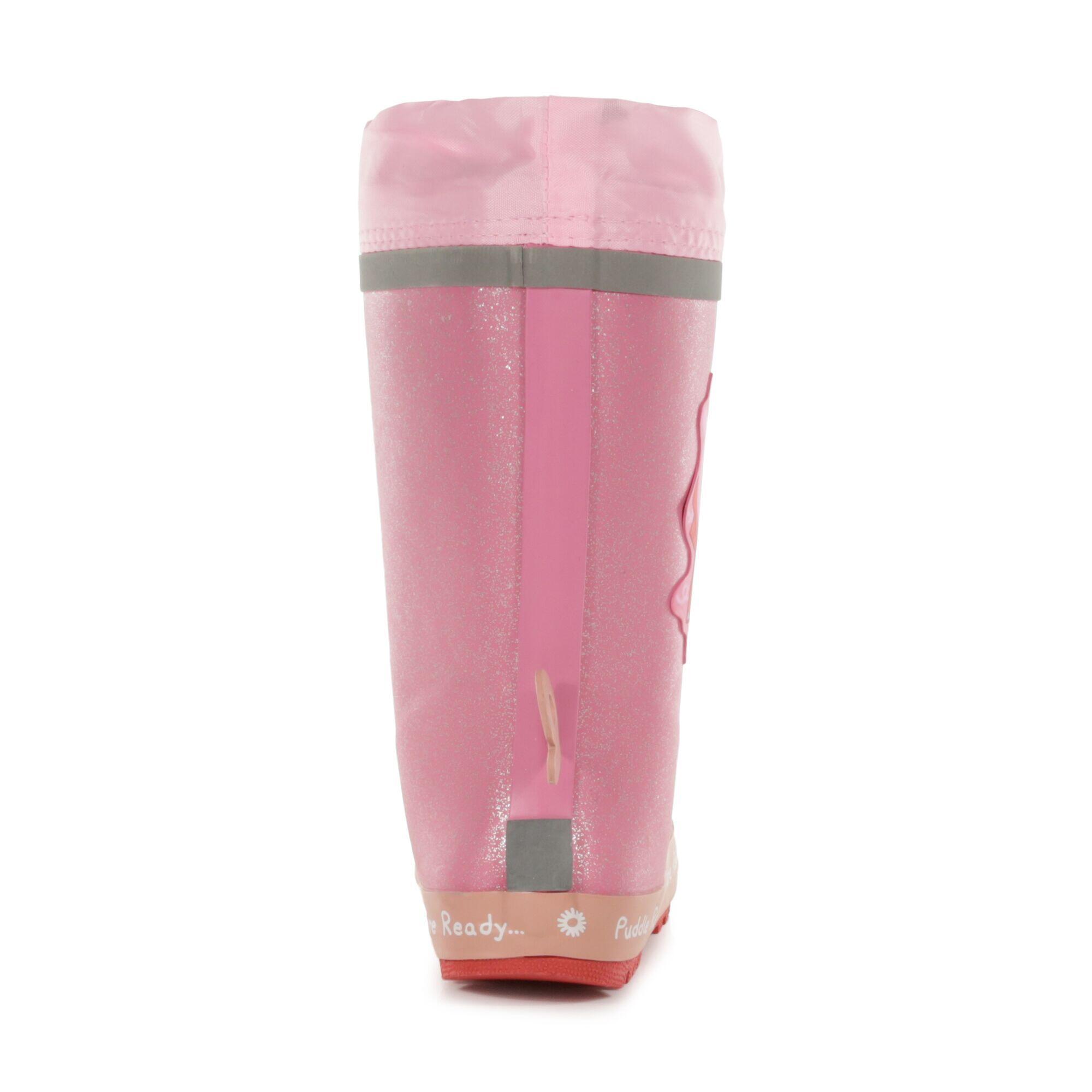 Childrens/Kids Peppa Pig Dinosaur Wellington Boots (Pink) 2/5