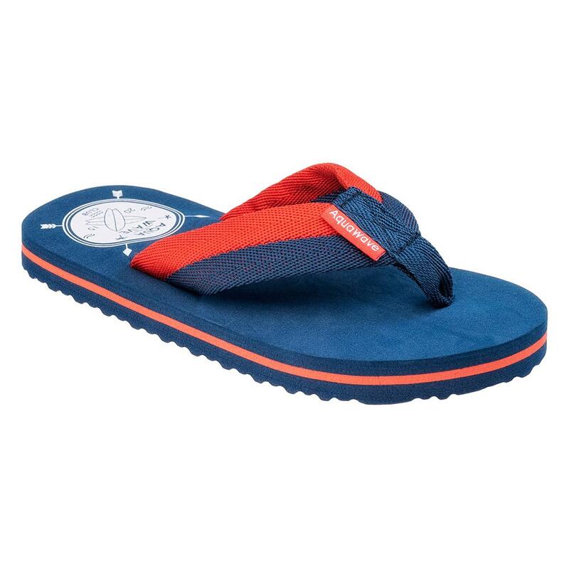 Kinder/Kinder Aquatro teenslippers (Gibraltar Zee/Vurig Rood)