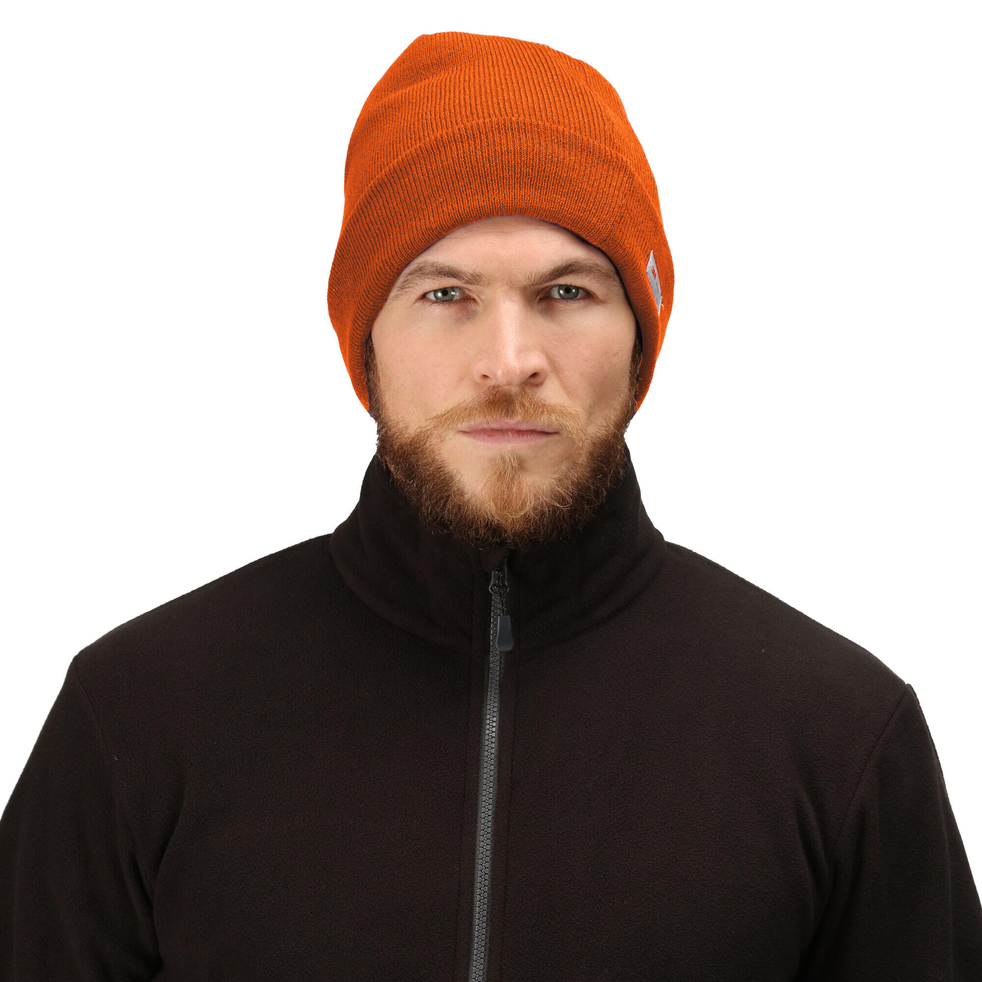 Mens Thinsulate Thermal Winter Hat (Orange) 3/4