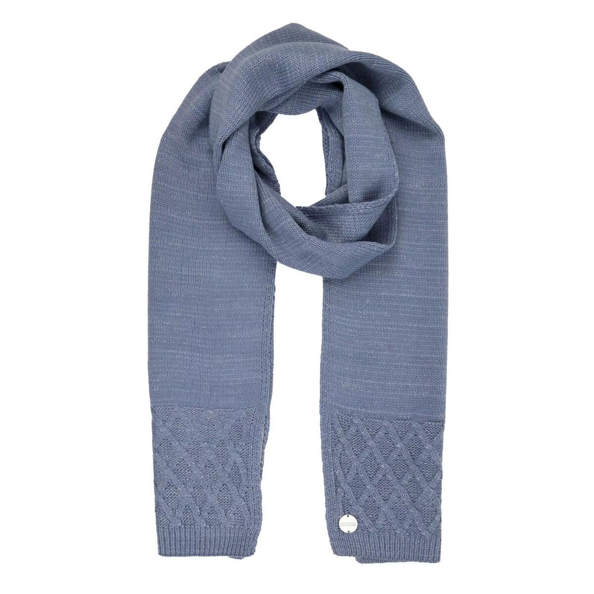 Womens/Ladies Multimix IV Knitted Winter Scarf (Ice Grey) 1/4