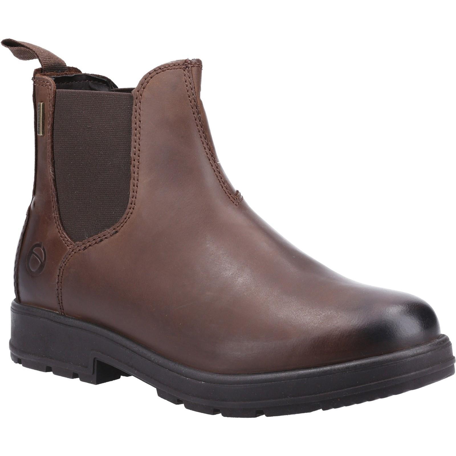 COTSWOLD Mens Farmington Leather Boots (Brown)