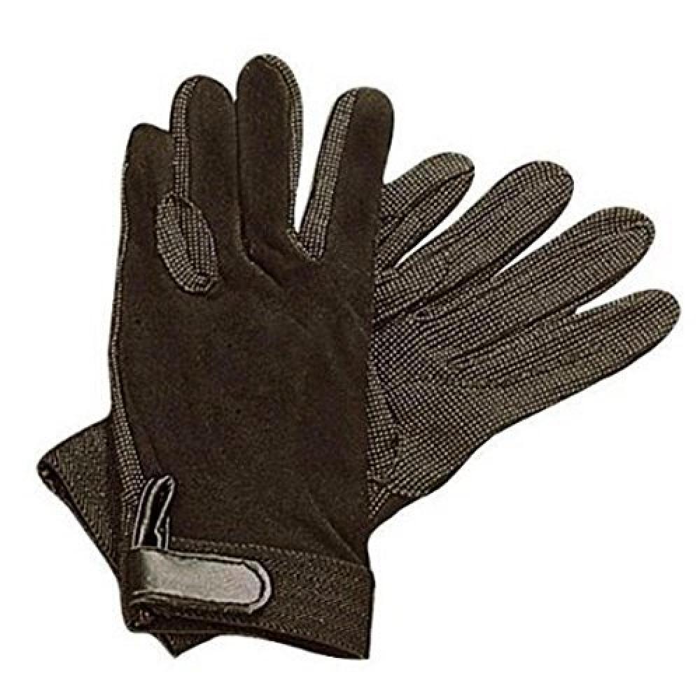 Adults Track Riding Gloves (Black) 1/4