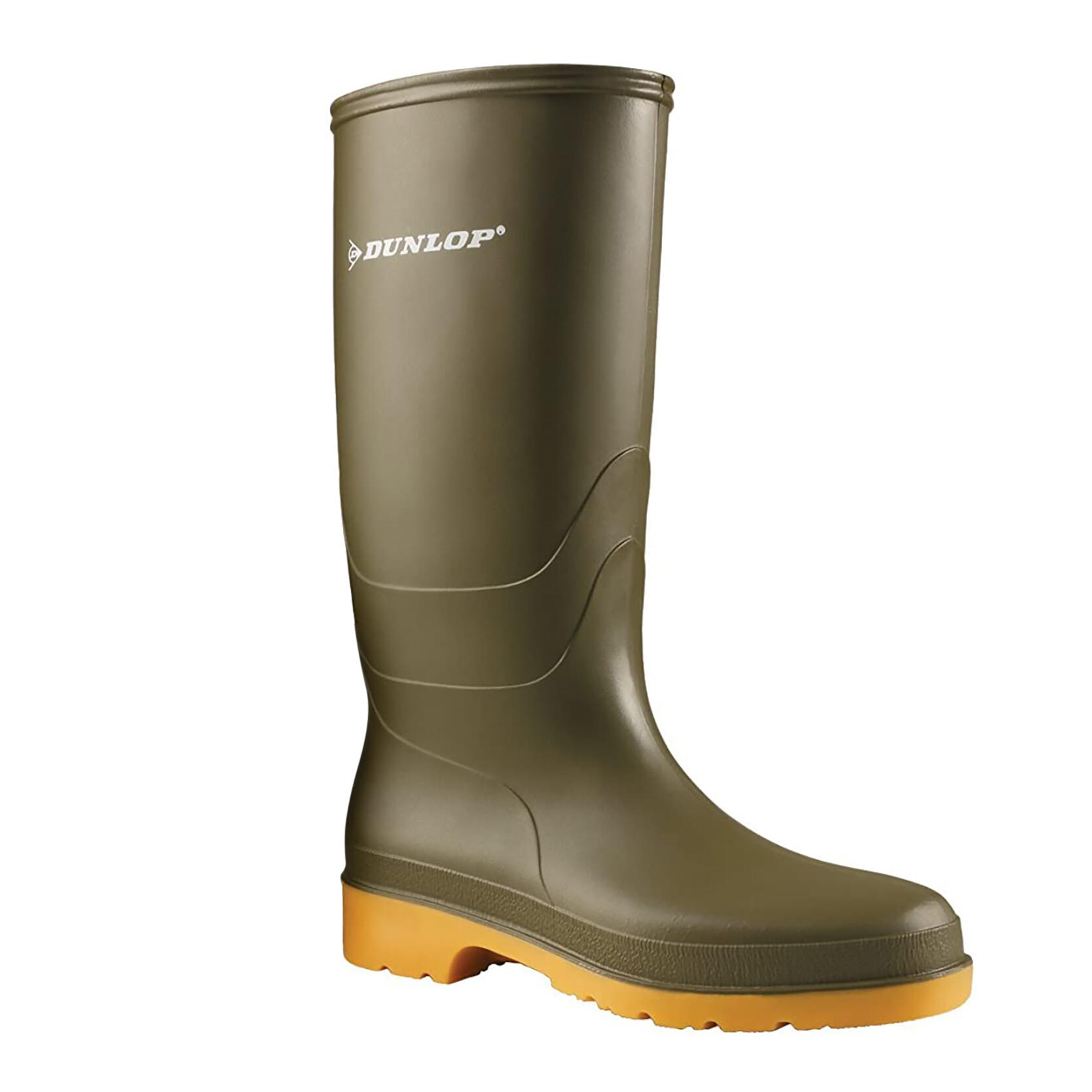 DUNLOP Junior Dull Wellies (Green)