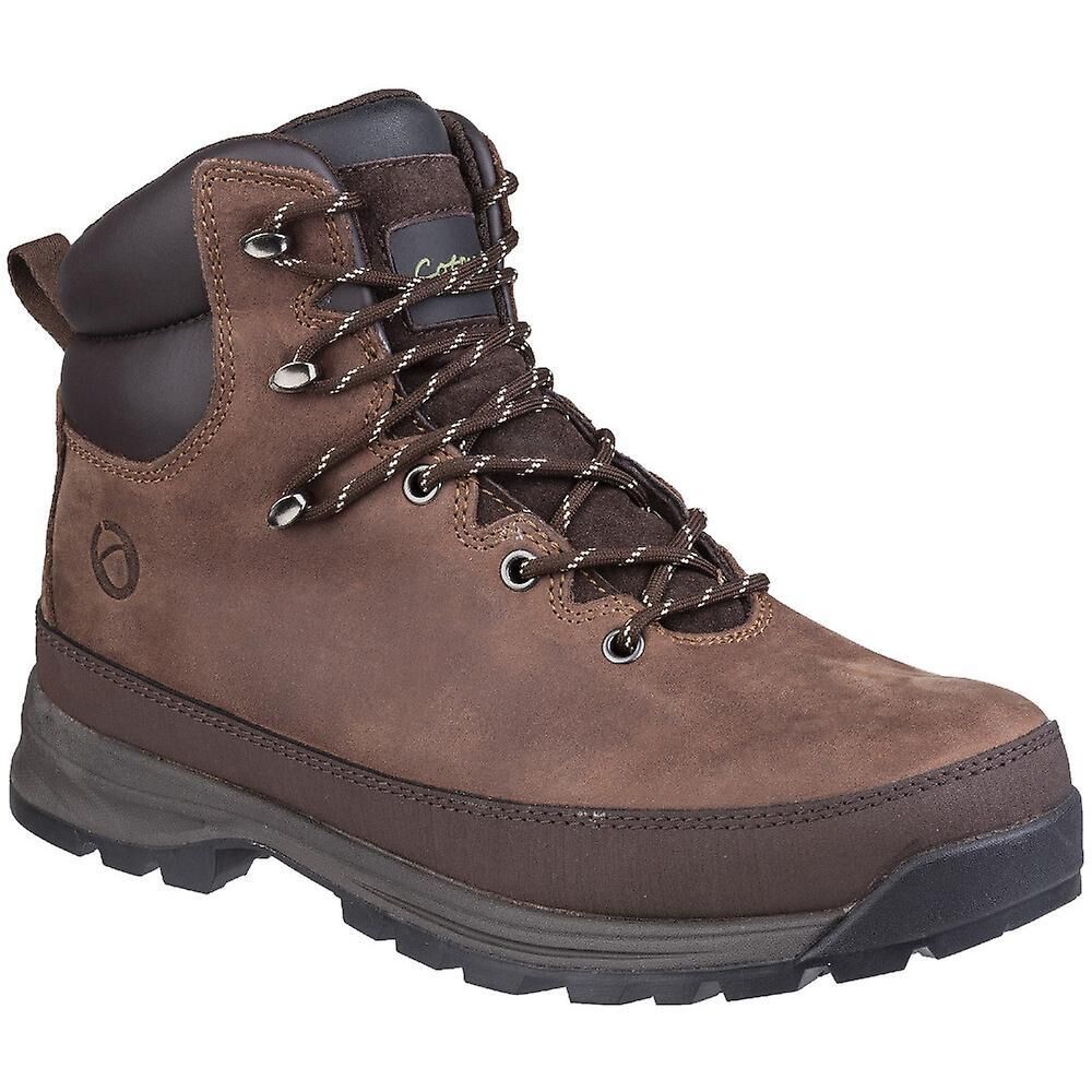 COTSWOLD Mens Sudgrove Lace Up Hiking Boots (Brown)